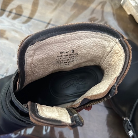 Freebird crue black genuine leather rustic boots size 9 - Picture 11 of 14